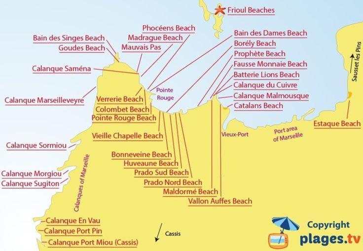 T2 Marseille Plage Eksteriør billede