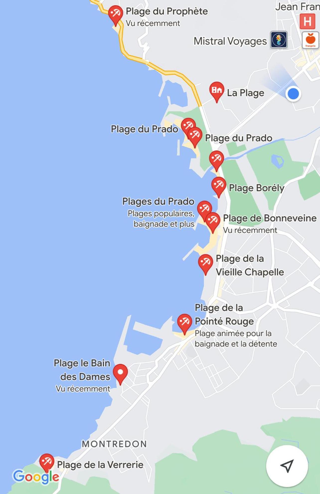 T2 Marseille Plage Eksteriør billede
